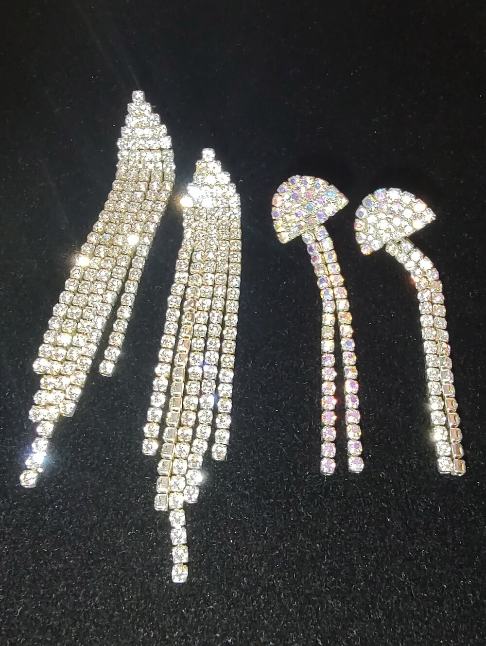 Rhinestone Drop Earrings